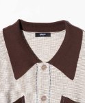 画像3: 【glamb 2024Summer先行予約】glamb グラム / Stitch Pocket Knit Shirt (2色展開) (3)