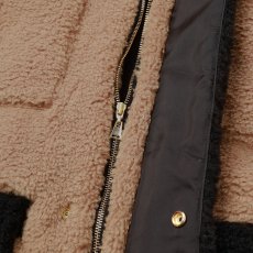 画像7: CULLNI クルニ / Light Boa Big Pocket Front Fly Jacket (camel) (7)
