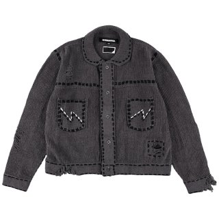 24aw フィンガリン　PG1ニットジャケット PHINGERIN フィンガリン PG1 KNIT・レッド - tity