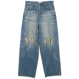 SUN MOTIF PRINT PANTS(S White): Yohji Yamamoto POUR HOMME