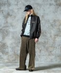 画像12: 【glamb 2025 Autumn先行予約】glamb グラム / Synth Leather Track Jacket (3色展開) (12)