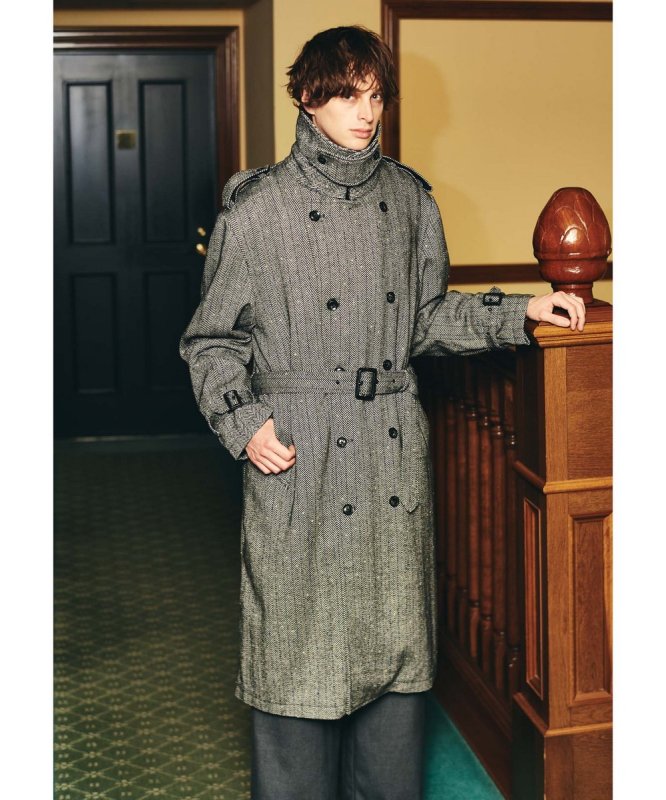 画像26: 【glamb 2025 Autumn先行予約】glamb グラム / Big Trench Coat (3色展開) (26)