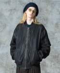 画像7: 【glamb 2025 Autumn先行予約】glamb グラム / Paraffin Coated Denim MA-1 (2色展開) (7)