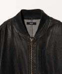 画像4: 【glamb 2025 Autumn先行予約】glamb グラム / Paraffin Coated Denim MA-1 (2色展開) (4)