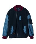 画像5: 【glamb 2025 Autumn先行予約】glamb グラム / Knit Layered MA-1 (3色展開) (5)