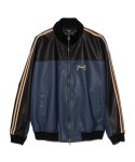 画像3: 【glamb 2025 Autumn先行予約】glamb グラム / Synth Leather Track Jacket (3色展開) (3)