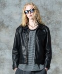 画像18: 【glamb 2025 Autumn先行予約】glamb グラム / Hidden Valley Leather Jacket (2色展開) (18)