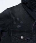 画像4: 【glamb 2025 Autumn先行予約】glamb グラム / Carol Denim Jacket (2色展開) (4)