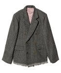 画像2: 【glamb 2025 Autumn先行予約】glamb グラム / Damage Tailored Jacket (3色展開) (2)