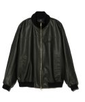 画像2: 【glamb 2025 Autumn先行予約】glamb グラム / Synth Leather Track Jacket (3色展開) (2)