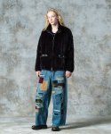画像9: 【glamb 2025 Autumn先行予約】glamb グラム / Rabbit Fur Jacket (2色展開) (9)