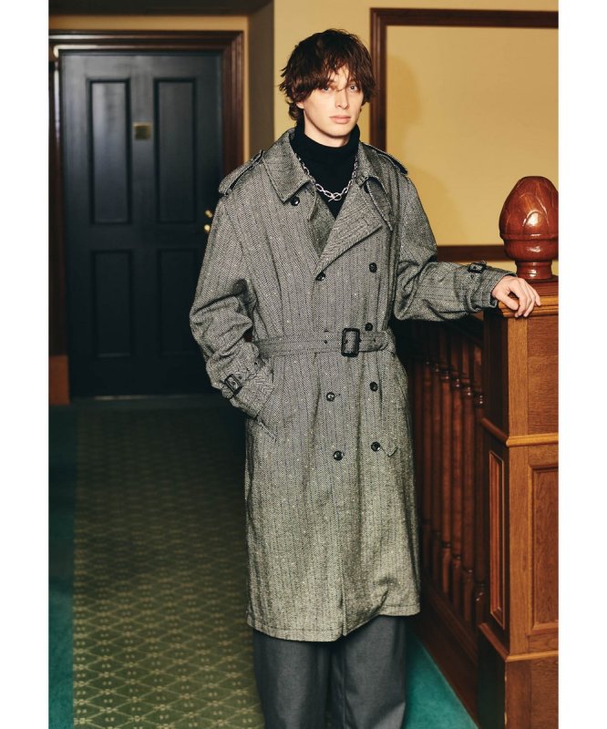 画像25: 【glamb 2025 Autumn先行予約】glamb グラム / Big Trench Coat (3色展開) (25)