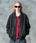 画像9: 【glamb 2025 Autumn先行予約】glamb グラム / Paraffin Coated Denim MA-1 (2色展開) (9)