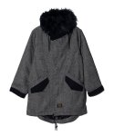 画像2: 【glamb 2025 Autumn先行予約】glamb グラム / High Neck Mods Coat (4色展開) (2)