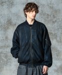 画像8: 【glamb 2025 Autumn先行予約】glamb グラム / Paraffin Coated Denim MA-1 (2色展開) (8)