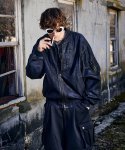 画像19: 【glamb 2025 Autumn先行予約】glamb グラム / Paraffin Coated Denim MA-1 (2色展開) (19)
