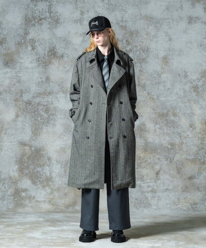 画像18: 【glamb 2025 Autumn先行予約】glamb グラム / Big Trench Coat (3色展開) (18)