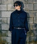 画像16: 【glamb 2025 Autumn先行予約】glamb グラム / Suit Fabric Work Shirt (2色展開) (16)