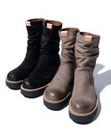 画像2: 【glamb 2025 Autumn先行予約】glamb グラム / Drape Work Boots (2色展開) (2)