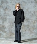 画像9: 【glamb 2025 Autumn先行予約】glamb グラム / Suit Fabric Work Shirt (2色展開) (9)