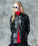 画像6: 【glamb 2025 Autumn先行予約】glamb グラム / Synth Leather Shirt (2色展開) (6)