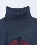 画像4: 【glamb 2025 Autumn先行予約】glamb グラム / Eaten Apple Turtle Neck Knit (2色展開) (4)