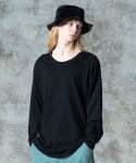 画像11: 【glamb 2025 Autumn先行予約】glamb グラム / Loose Neck Long Sleeves T-Shirt (4色展開) (11)