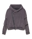 画像2: 【glamb 2025 Autumn先行予約】glamb グラム / Distorted Riders Hoodie (2色展開) (2)