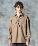 画像7: 【glamb 2025 Autumn先行予約】glamb グラム / Suit Fabric Work Shirt (2色展開) (7)