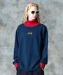 画像8: 【glamb 2025 Autumn先行予約】glamb グラム / Spin Logo Turtle Neck Knit (3色展開) (8)
