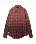 画像2: 【glamb 2025 Autumn先行予約】glamb グラム / Bleach Check Shirt (2色展開) (2)