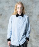 画像8: 【glamb 2025 Autumn先行予約】glamb グラム / Noble Velvet Collar Shirt (2色展開) (8)