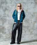 画像10: 【glamb 2025 Autumn先行予約】glamb グラム / Synth Leather Baggy Slacks (2色展開) (10)