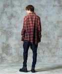 画像19: 【glamb 2025 Autumn先行予約】glamb グラム / Bleach Check Shirt (2色展開) (19)