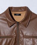 画像4: 【glamb 2025 Autumn先行予約】glamb グラム / Synth Leather Shirt (2色展開) (4)