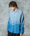 画像7: 【glamb 2025 Autumn先行予約】glamb グラム / Bleach Check Shirt (2色展開) (7)
