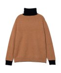 画像4: 【glamb 2025 Autumn先行予約】glamb グラム / Spin Logo Turtle Neck Knit (3色展開) (4)