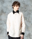 画像7: 【glamb 2025 Autumn先行予約】glamb グラム / Noble Velvet Collar Shirt (2色展開) (7)