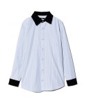 画像2: 【glamb 2025 Autumn先行予約】glamb グラム / Noble Velvet Collar Shirt (2色展開) (2)