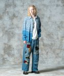 画像12: 【glamb 2025 Autumn先行予約】glamb グラム / Bleach Check Shirt (2色展開) (12)