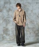画像11: 【glamb 2025 Autumn先行予約】glamb グラム / Suit Fabric Work Shirt (2色展開) (11)