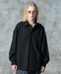 画像6: 【glamb 2025 Autumn先行予約】glamb グラム / Suit Fabric Work Shirt (2色展開) (6)
