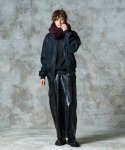 画像18: 【glamb 2025 Autumn先行予約】glamb グラム / Synth Leather Baggy Slacks (2色展開) (18)