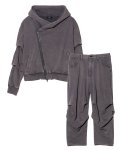 画像2: 【glamb 2025 Autumn先行予約】glamb グラム / Distorted Sweat Set Up (3色展開) (2)