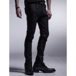 画像2: 【2025AW先行予約】kiryuyrik キリュウキリュウ / High Tension Jersey Skinny Slacks (black) (2)