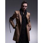 画像7: 【2025AW先行予約】kiryuyrik キリュウキリュウ / Warm Jersey Wrap Cardigan (black) (7)