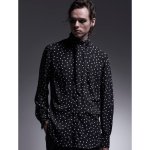 画像5: 【2025AW先行予約】kiryuyrik キリュウキリュウ / MIZUTAMA Stoal Shirts (black) (5)