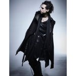 画像17: 【2025AW先行予約】kiryuyrik キリュウキリュウ / 130Chintz Stoal Flare Shirt (black) (17)