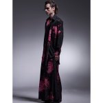 画像6: 【2025AW先行予約】kiryuyrik キリュウキリュウ / SAKURA Decine Wide Tuck Slacks (black x pink) (6)