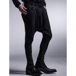 画像3: 【2025AW先行予約】kiryuyrik キリュウキリュウ / High Tension Jersey Curve Saruel Pants (black) (3)